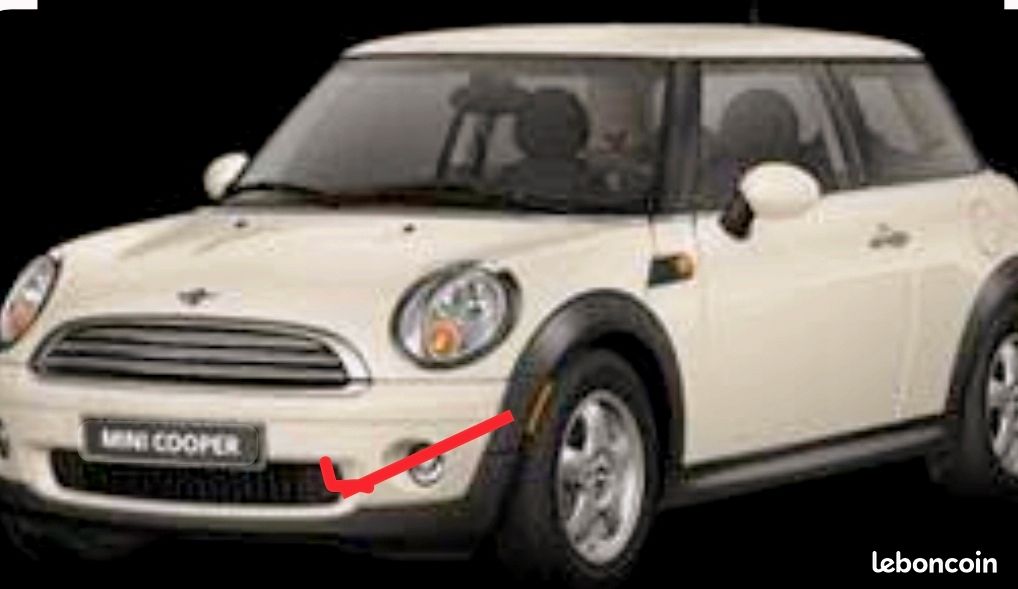 Moulure grille pare choc avant Mini 2009 (image 1)