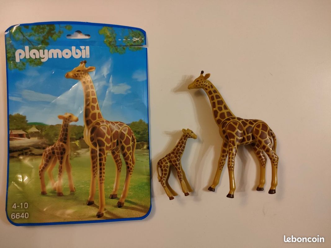 PLAYMOBIL 3672 VINTAGE 2 girafes COLOR safari savane bédouins zoo en PLAYMOBIL 3672 VINTAGE 2 girafes COLOR safari savane bédouins zoo en