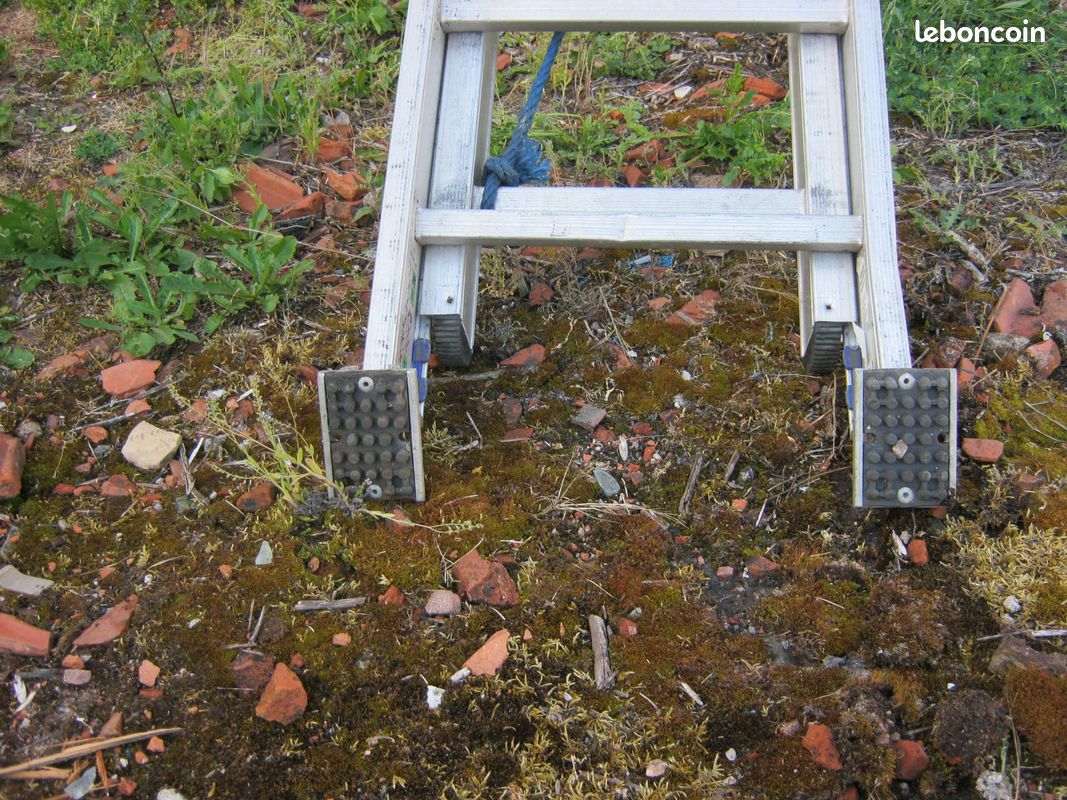 Echelle aluminium 2 brins a coulisse (image 2)