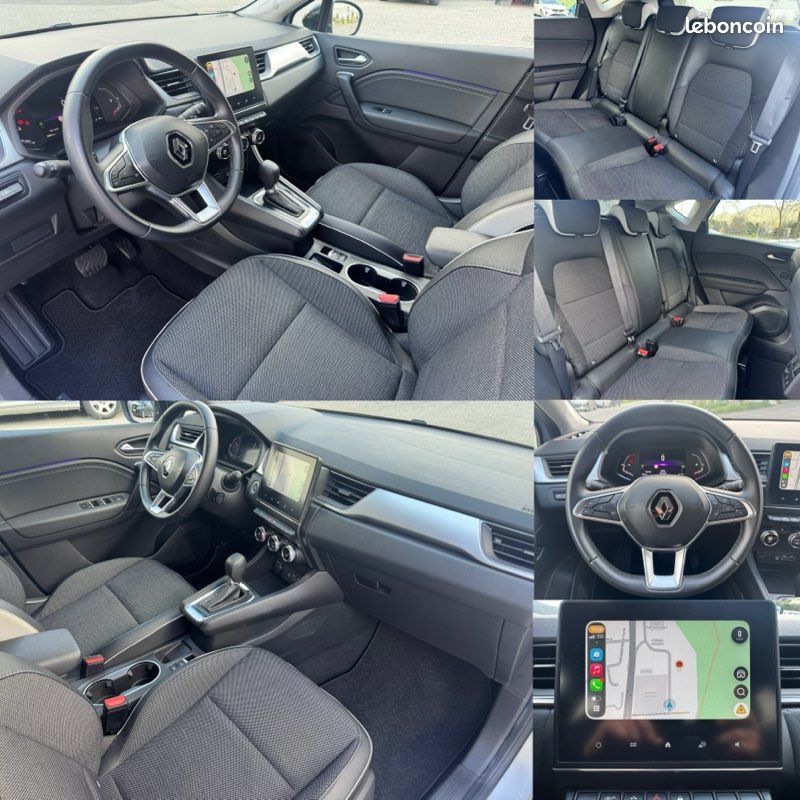 CAPTUR II TECHNO 160 CV MILD HYBRID 1.3 TCe 22000KMS EDC7 BVA CAMERA FULL LED JA (image 4)