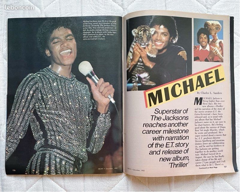 Michael Jackson Ebony Magazine 1982 (image 2)
