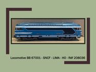 Locomotive BB 15002 FRET SNCF Lima + Wagon Container SNCF FRET Jouef - Modélisme