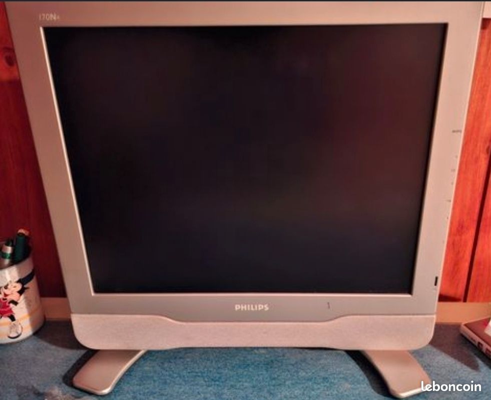 Philips 170n4 Écran Moniteur 4/3 pour Ordinateur ou Borne d'Arcade Informatique LCD 17" Retro Computer Gaming Vintage (image 3)
