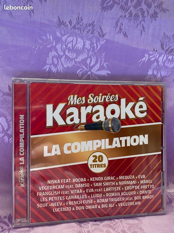 Mes soirées Karaoké là compilation 20 titre 2019 cd audio 💿 neuf soublister (image 1)