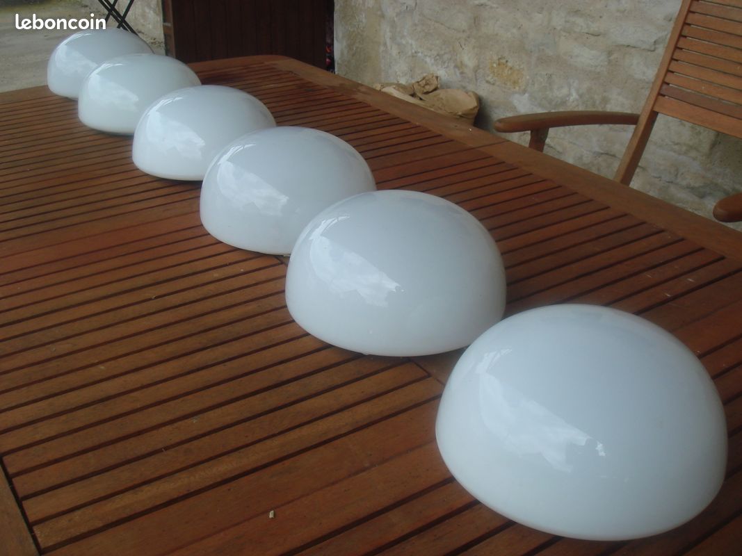 Plafonniers opaline vintage (image 1)