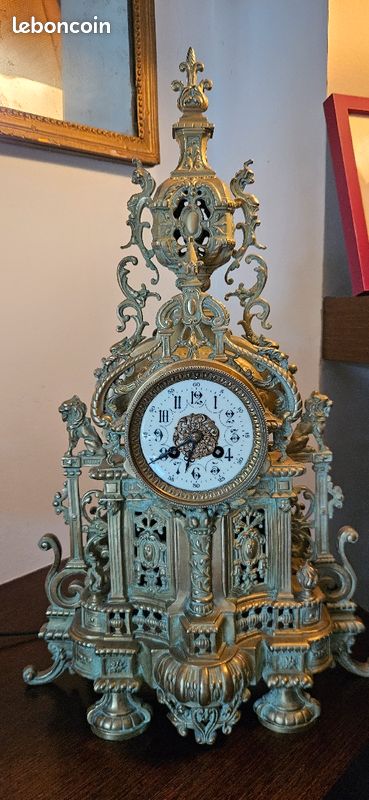VENDU Horloge et Chandeliers en bronze (image 6)