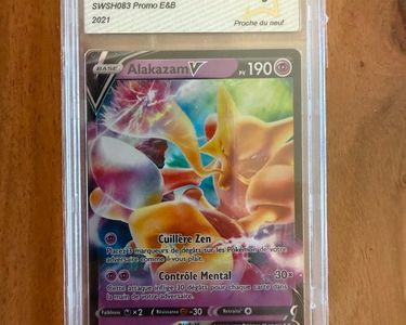 alakazam v pokemon card value NM)Alakazam-EX Fates Collide 125/124 Holo Secret Rare PKMN  3-Bit Games holofoil pattern or surface detail) Alakazam V SWSH083 - Collection