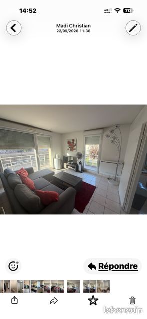Appartement 3 pièces 60 m² · à Lille · 60 m² · 1 200 €/mois