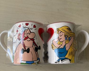 Mug Astérix & Obélix Collection Personnages - Neuf 325 Ml Céramique Brillante