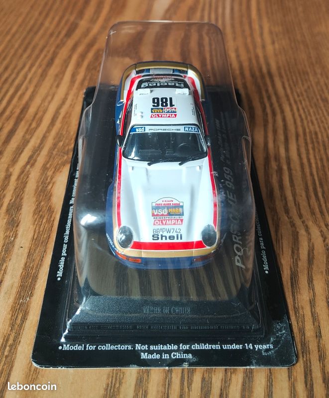 Porsche 959 Coupé 1986 Noire - Miniature High Speed 1/43 - Occasion En Boîte