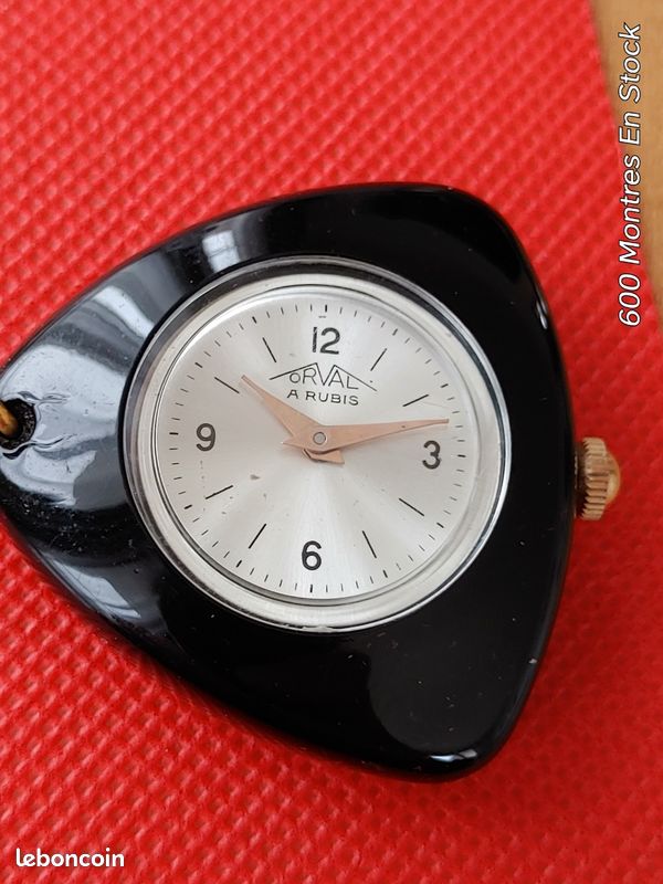 Porte-clé Vintage Montre Mécanique Squelette - Années 70 - Plaqué Or MVL