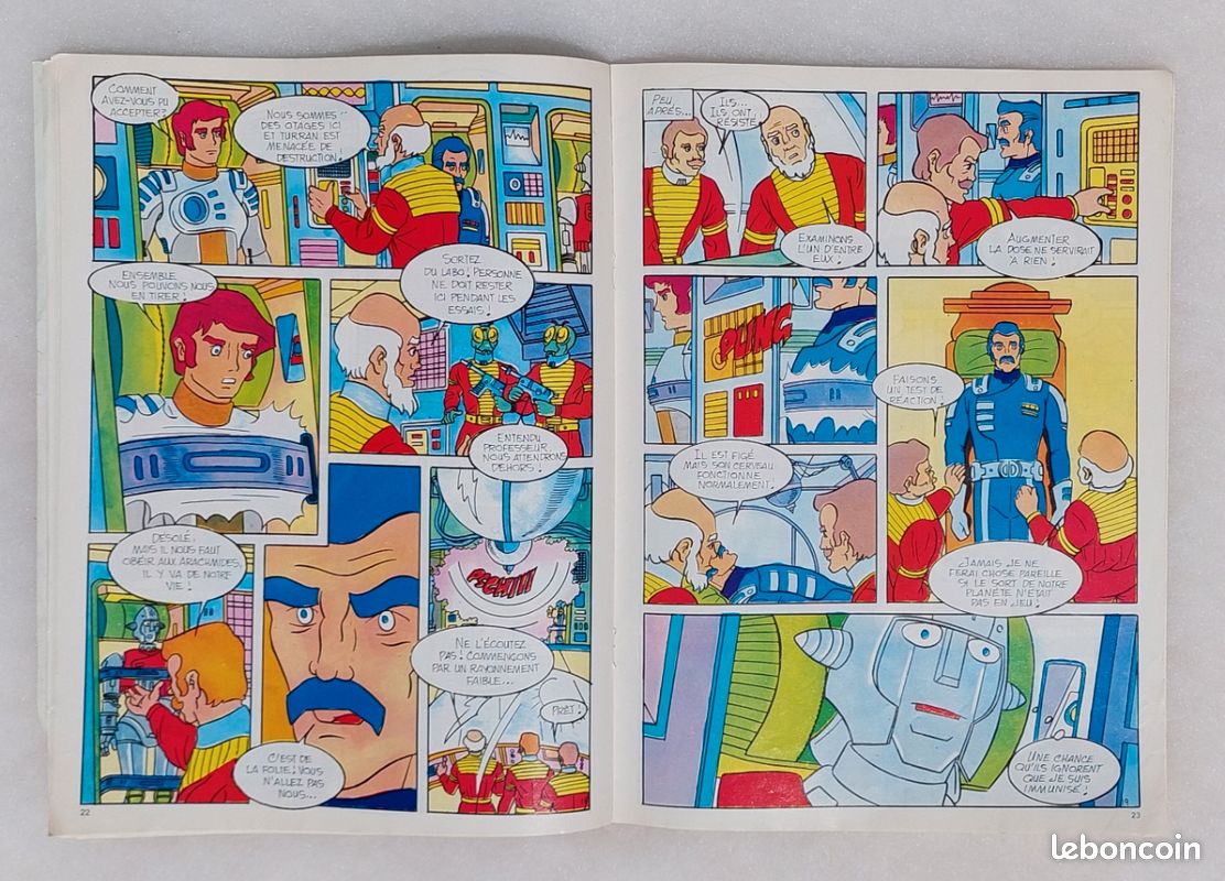 JOURNAL CAPITAINE FLAM n°10 BD vintage 1981 french magazine comic book