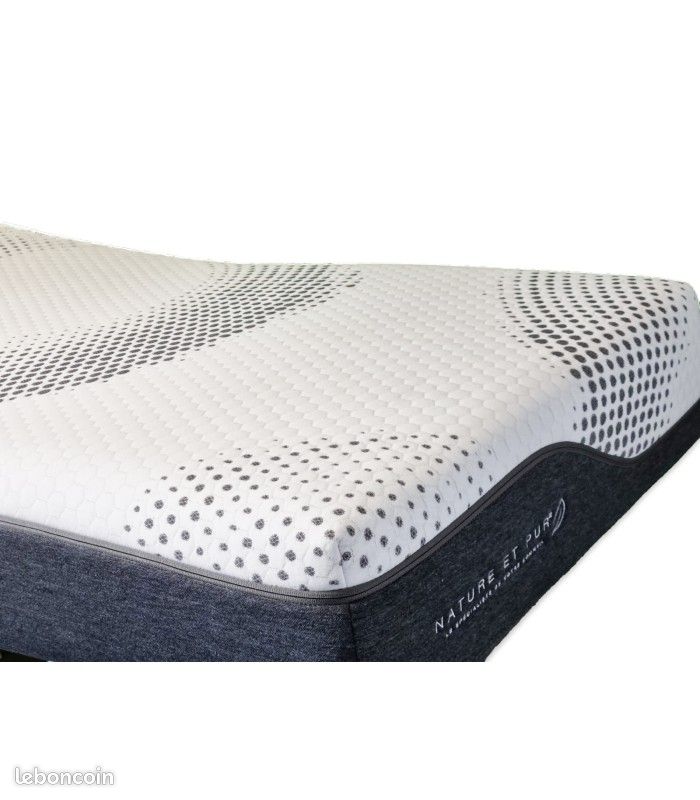Lot de 2 Matelas de relaxation à mémoire de forme Royal Luxe Biocrystal de NATURE et PUR (image 3)