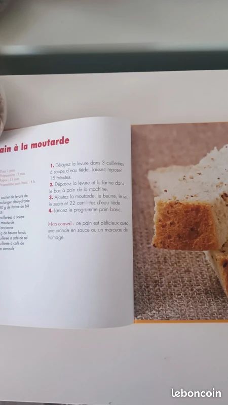 Livre "Pains cho - Salés et sucrés à la machine à pain" (image 4)