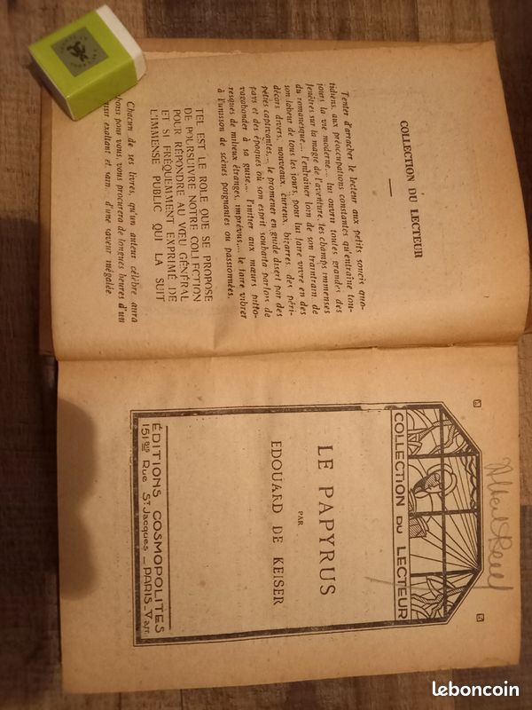 Lot n°3 de livres anciens éditions Cosmopolites (image 10)