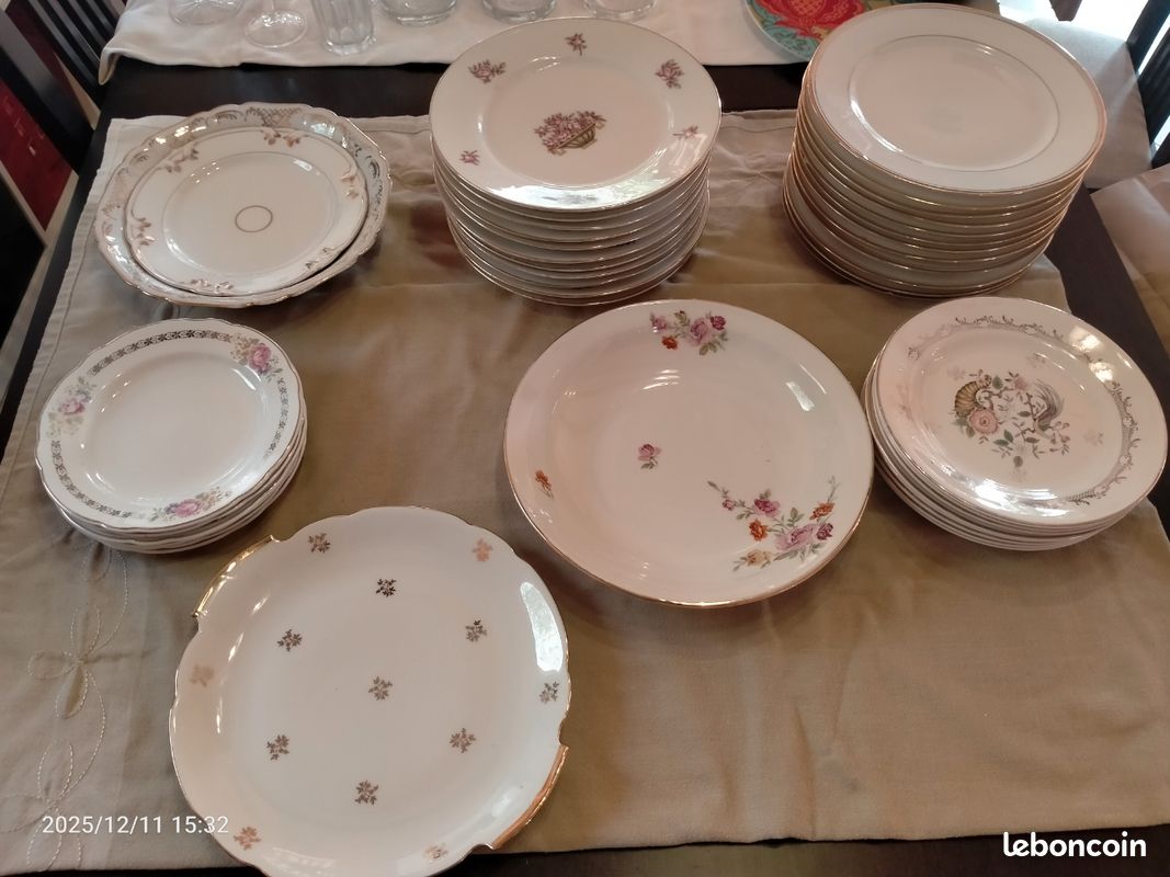 Assiettes anciennes (image 1)