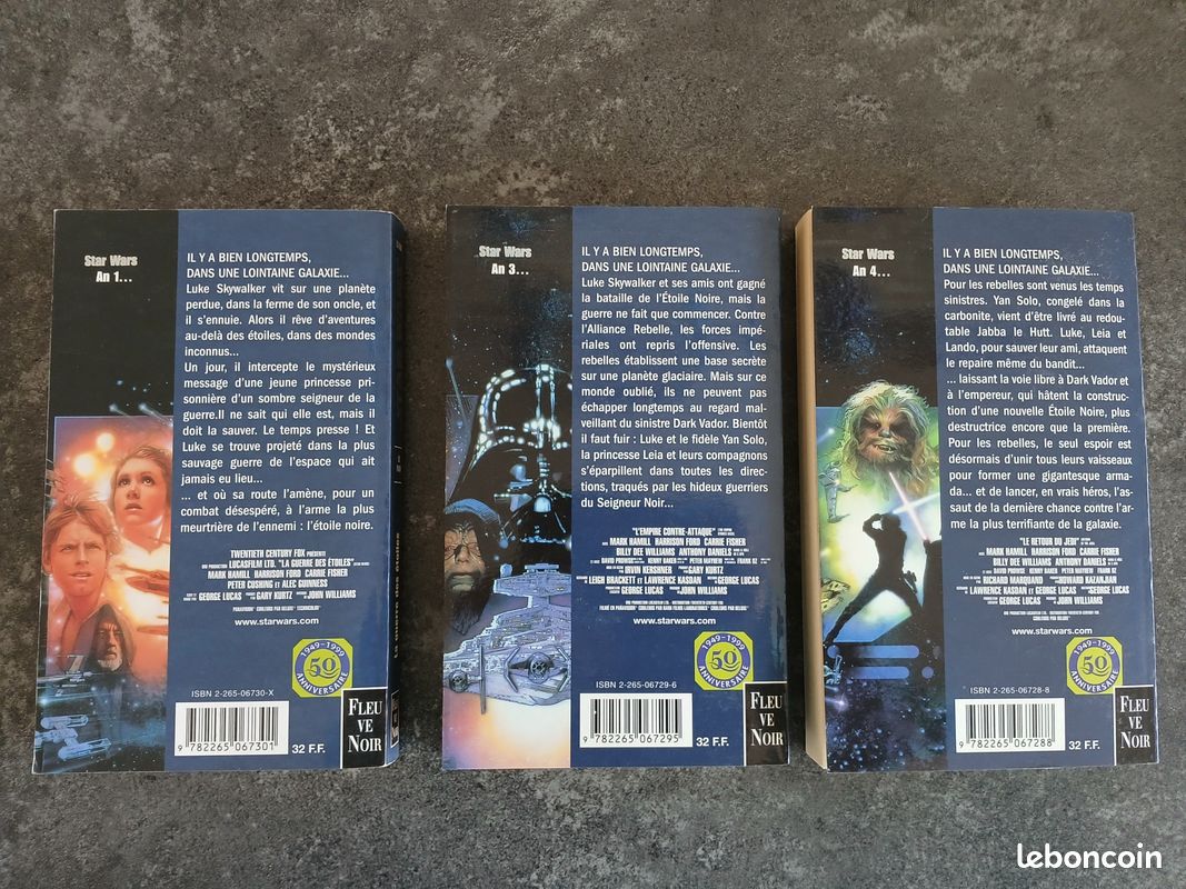 Lot de 3 livres STAR WARS (image 2)