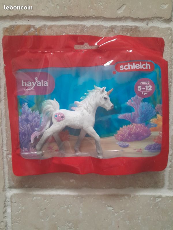 Figurine Schleich 70572 - Licorne Des Mers Poulain Bayala - Main Peinte