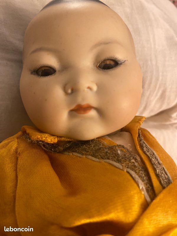 Ancienne Poupée Bébé Armand Marseille – Simon & Halbig – Asiatique – 18 Cm