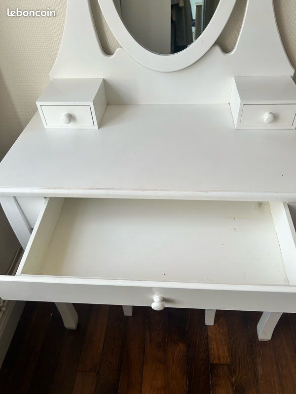 Coiffeuse avec tabouret (image 2)