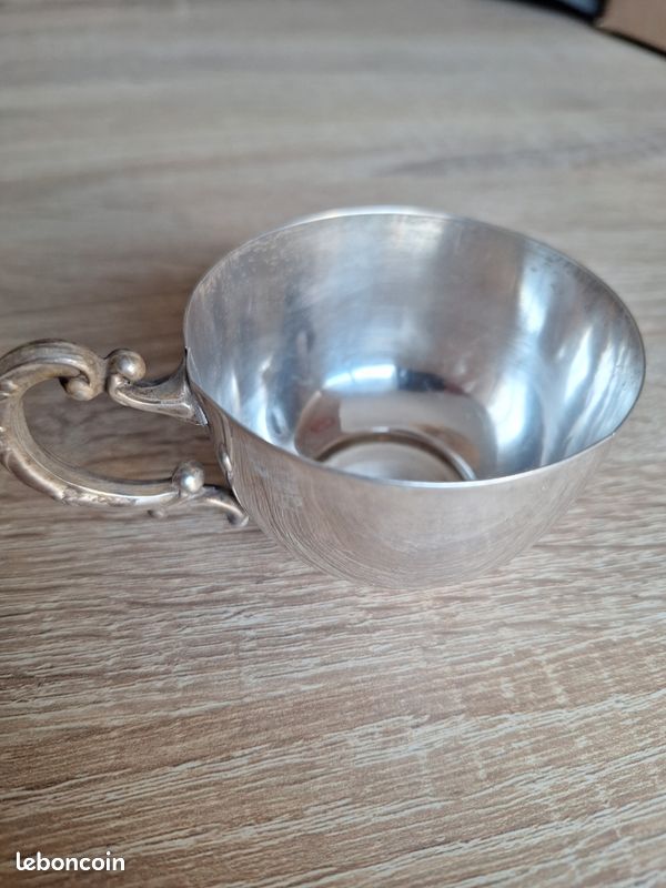 Tasse ancienne enfant en ARGENT MASSIF 916/1000 - JOYERIA REYES (image 1)