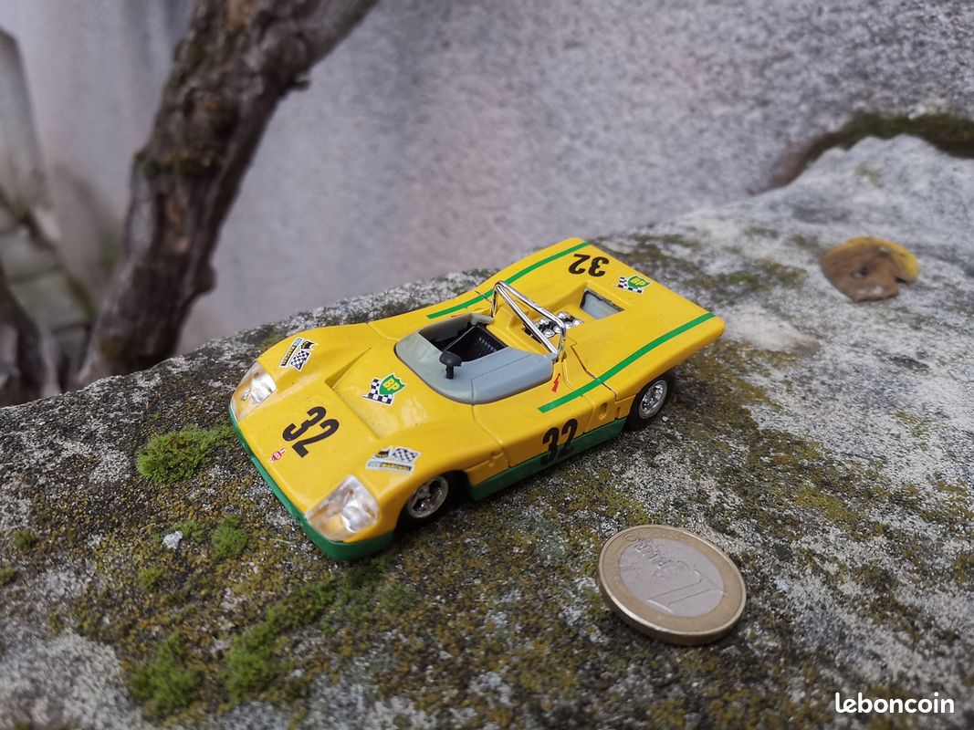 Miniature Spark Ligier JS3 N°24 – 24 Heures Du Mans 1971, 1/43, Jaune
