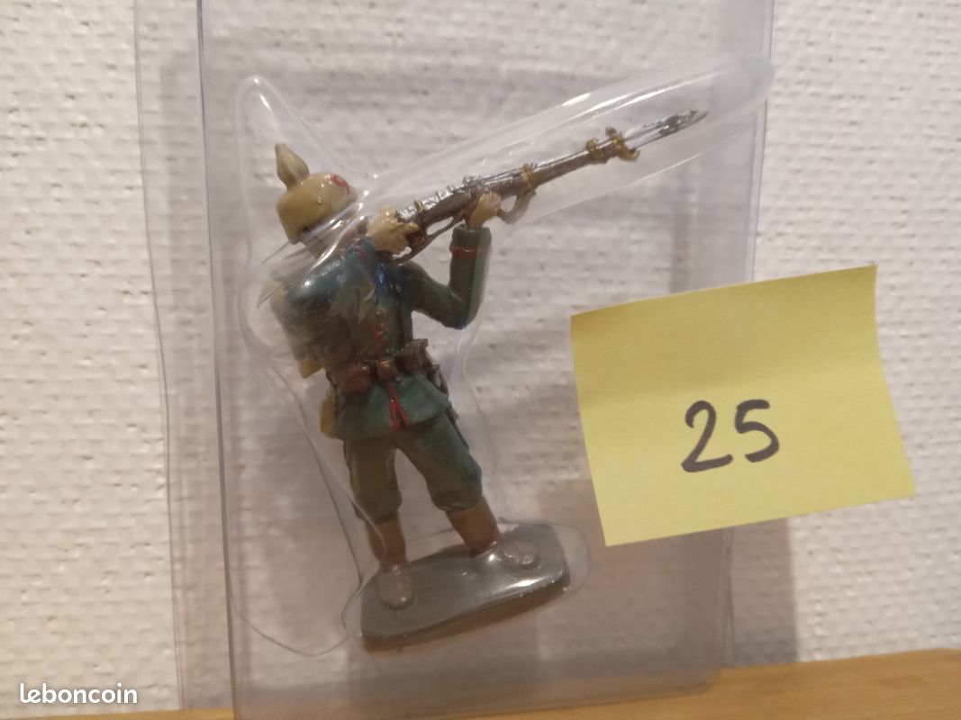 Soldat De Plomb CBG Hachette - Soldat Anglais Première Guerre Mondiale - Échelle 1:22,5 (75mm)