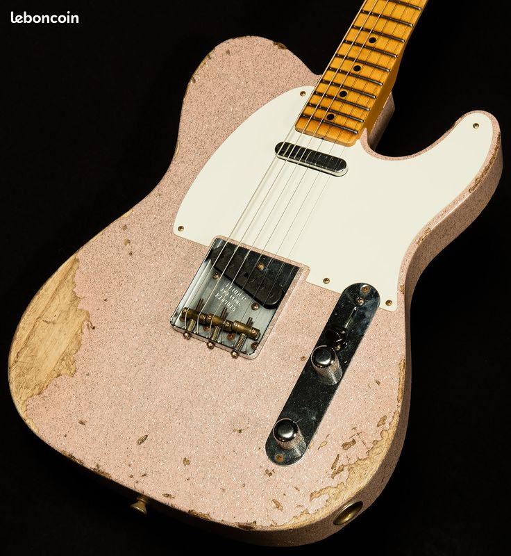 Fender Custom Shop Wildwood 10 – Telecaster 1955 Heavy Relic – Shell Pink Sparkle (image 1)