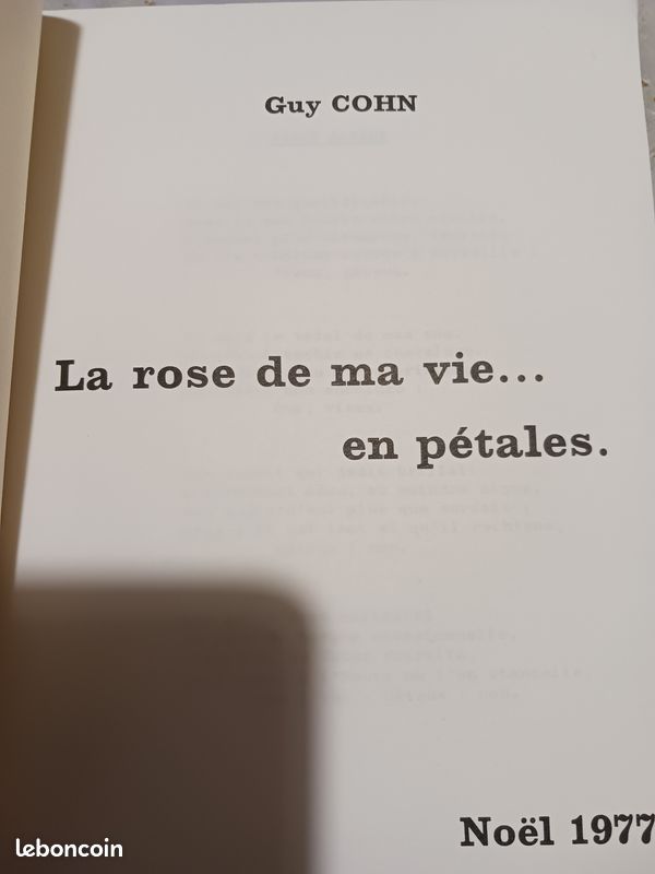 La rose de ma vie.. En petales - guy cohn (image 2)