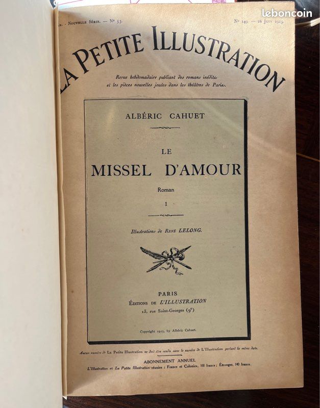 La petite illustration : romans et théâtre (image 2)