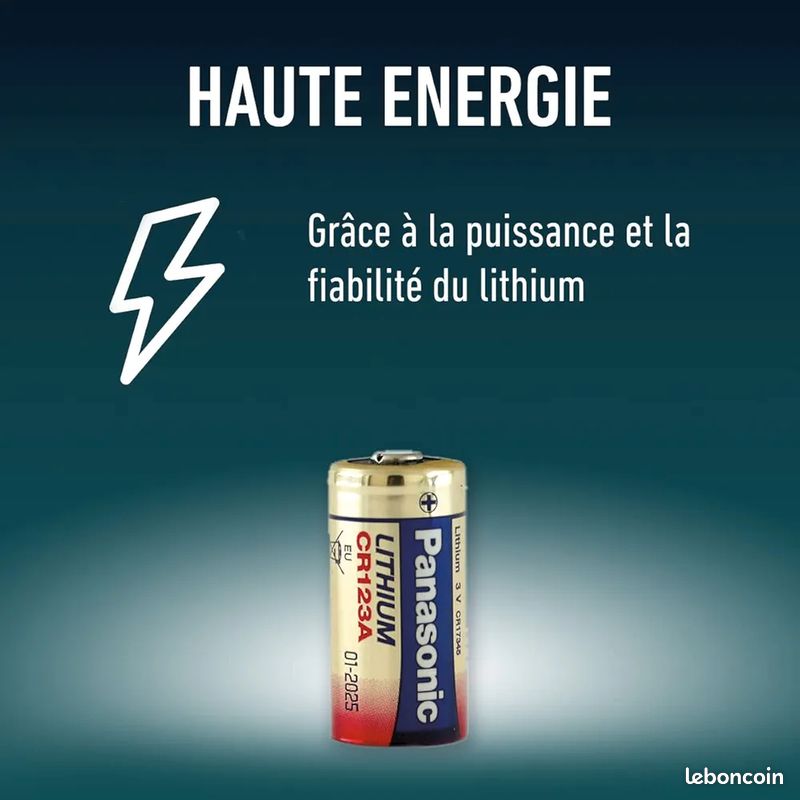 Panasonic CR 123 A Pile au lithium ( 3 V , paquet de 10 ) (image 7)