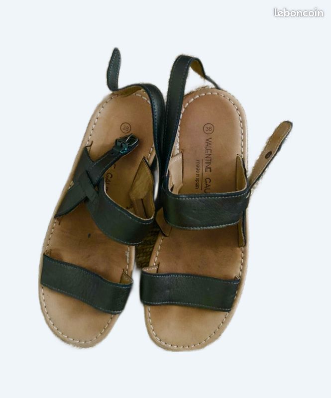Sandales cuir Valentine Gauthier taille 38 (image 1)