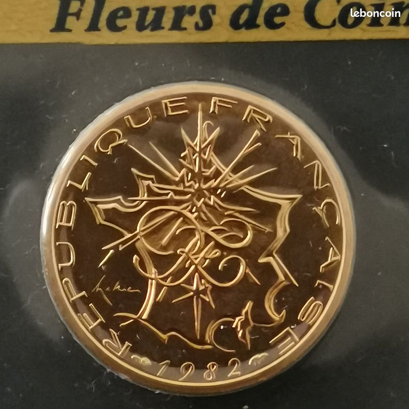 Coffret FDC France 1982 – 11 Pièces En Francs, Fleur De Coin Avec Certificat