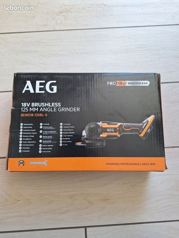 Meuleuse 125mm 18V AEG neuf (image 2)