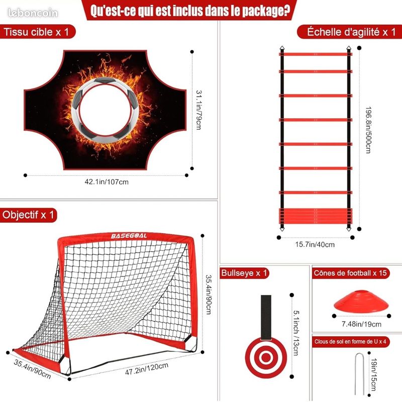 Cibles D'entraînement Pour But De Football - 2 Disques De 25cm Avec Sangles Réglables, Pour Améliorer La Précision De Tir