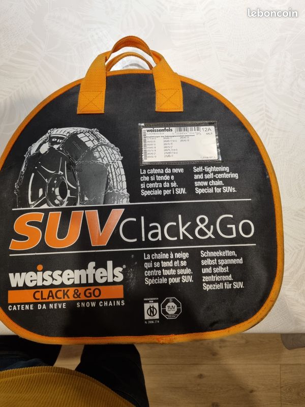 Chaîne neige Weissenfels SUV Clack & Go RTS 110 