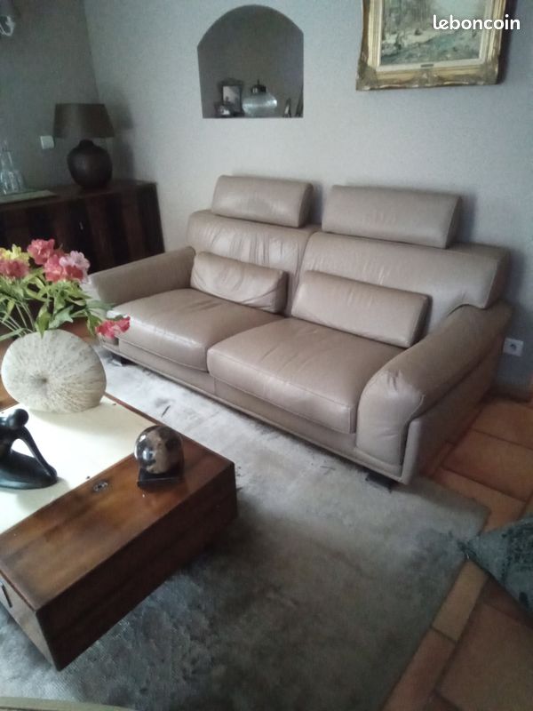 Vends canapé cuir (image 2)