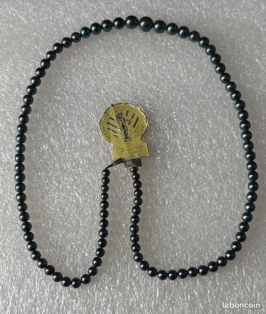 Collier De Perles De Culture D'eau De Mer - Occasion - Bijou Classique Et élégant