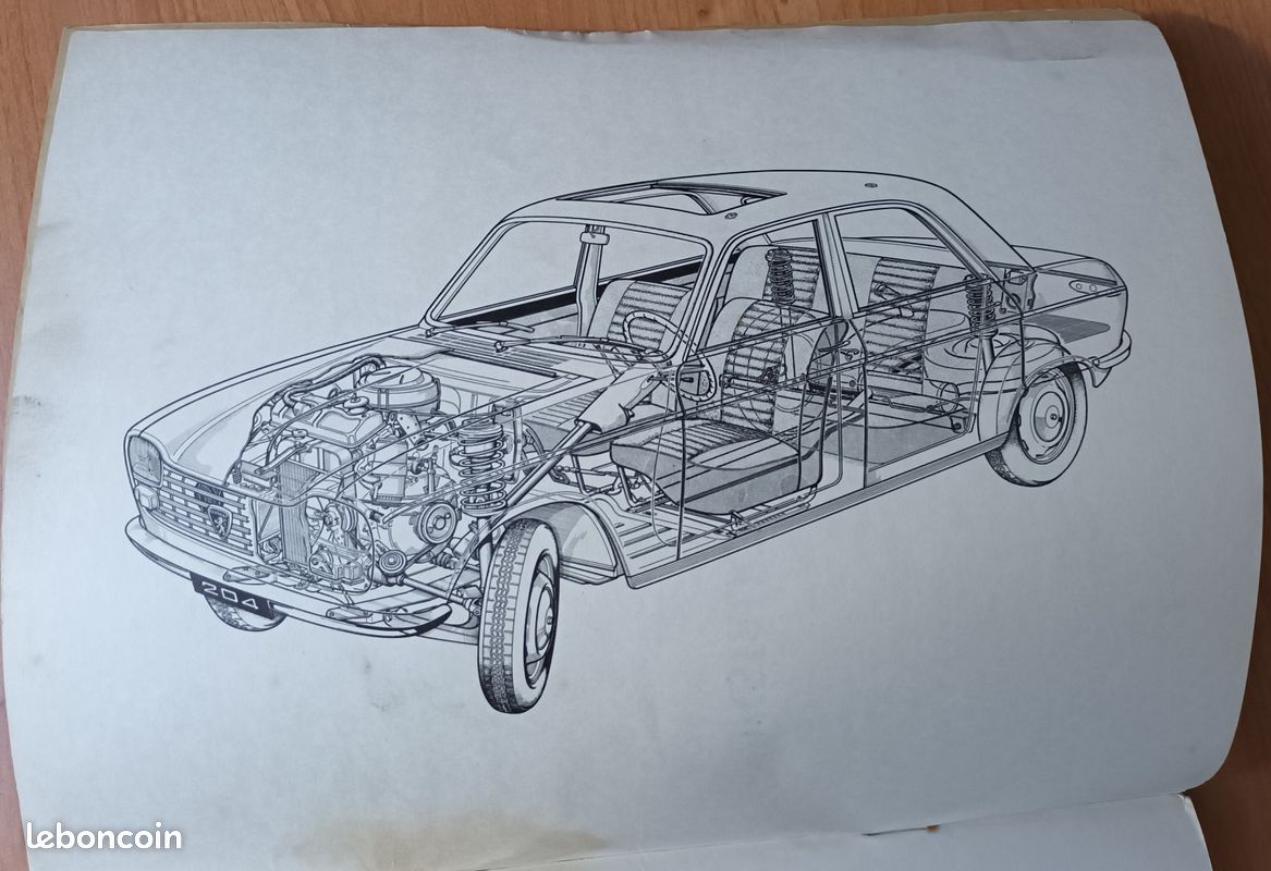 SAI 6272 Peugeot 204 équipe FORD FRANCE 1965-1966 - Miniature Avec Porte-vélos