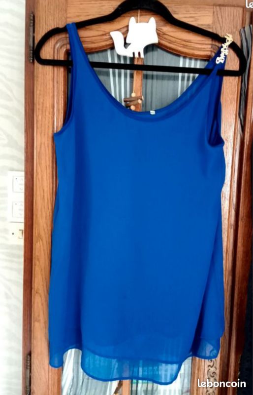 Robe Graphias COP COPINE Femme (EU) 38 Sans Manches Taille À Cordon
