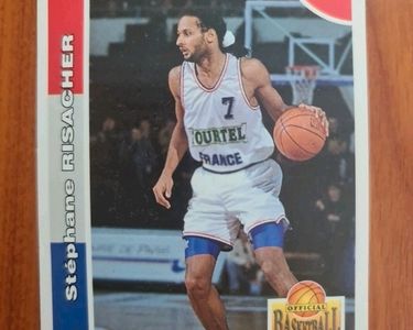 Stephane Risacher Jet Lyon Carte Basket-ball Lnb Panini 1994 #84