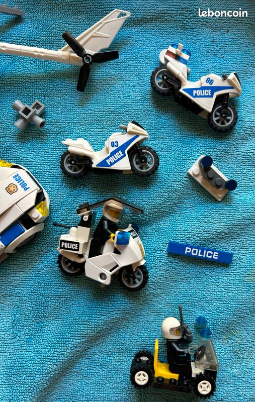 Gros lot de véhicules LEGO City Police + notices TBE (image 6)