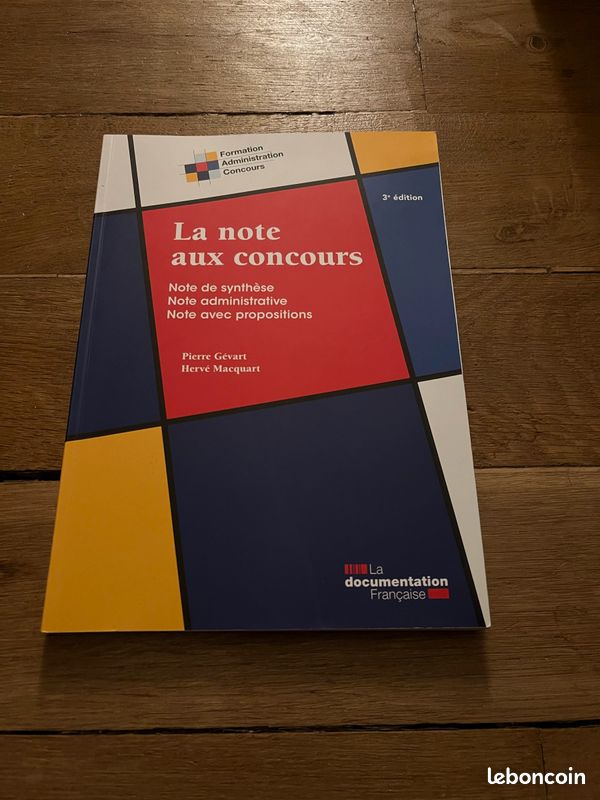 Livre de préparation : La note aux concours (image 2)
