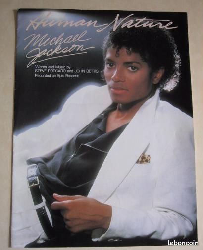 Jackson michael human nature livre partitions 1983 en anglais (image 1)