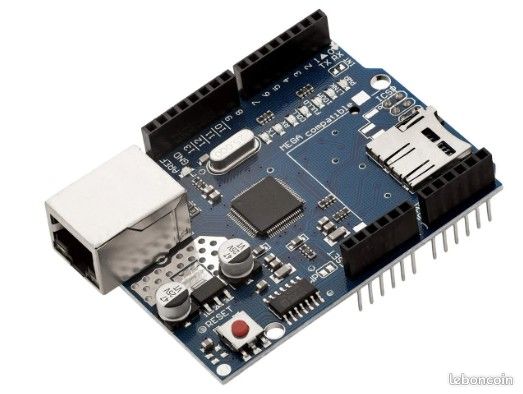 Arduino Ethernet Shield avec port MicroSD - Accessoires informatique
