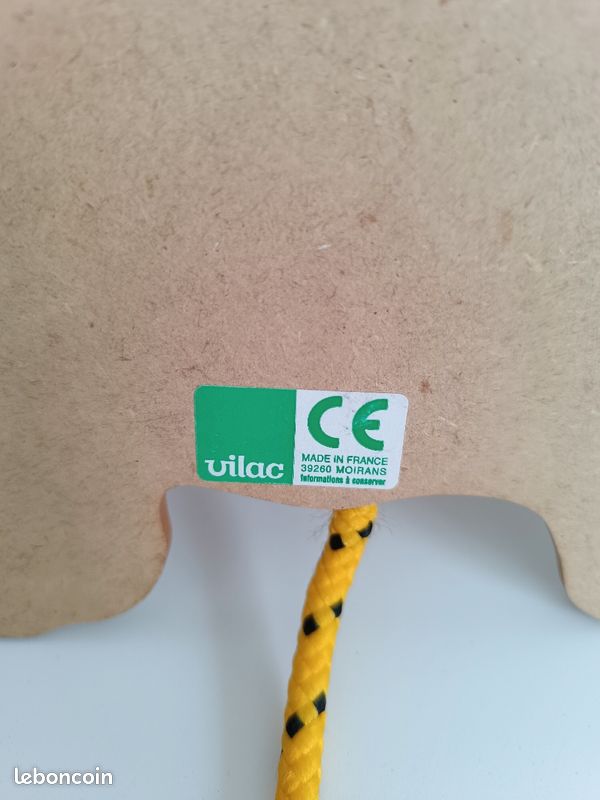 Rare porte-manteaux bois vintage Marsupilami par Vilac (image 2)