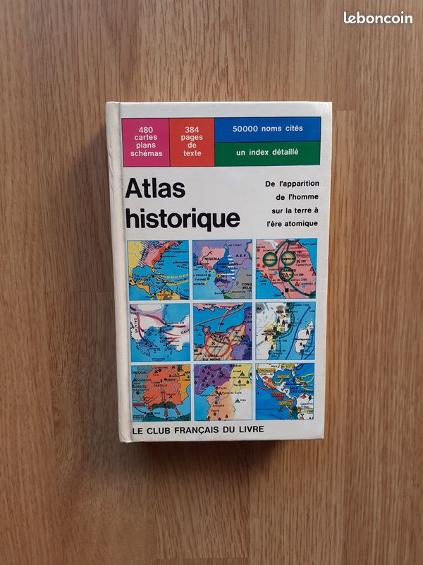 ANN 3015 Atlas Historique - Le club francais du livre - Stock (image 1)