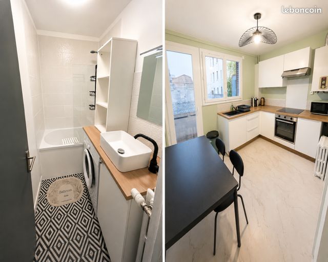 Chambre meublée en colocation bail individuel - Charges comprises – Vallières (image 3)