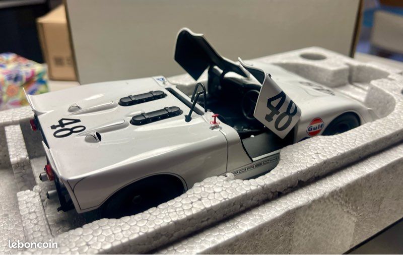 Miniature 1/18 auto art Porsche muséum Porsche 908/02 sebring 1970 Steve mcqueen N 48 (image 12)