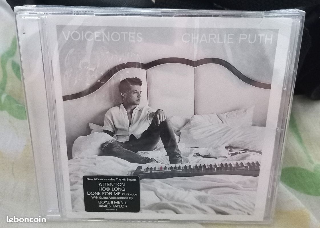Vends CD Baptiste Giabiconi Oxygen et CD Charlie Puth Voicenotes (image 3)